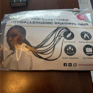 Dosso Hypoallergenic Pre-Stretched Braiding Hair – 1B/27/30 28 inches, 1 pack